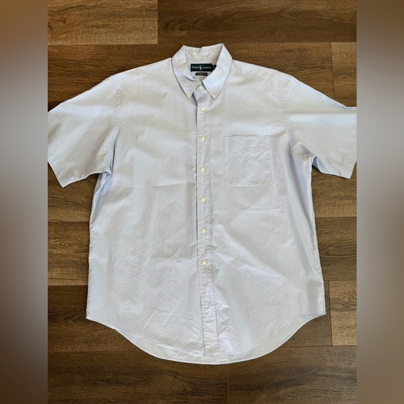 Ralph Lauren Button Down Shirt.  Short Sleeve.  Men’s size XL.  Classic fit. - Picture 1 of 7